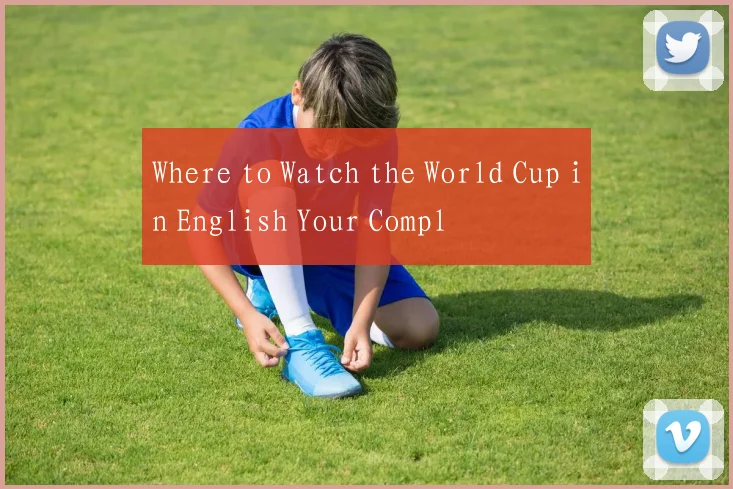 Where to Watch the World Cup in English Your Compl